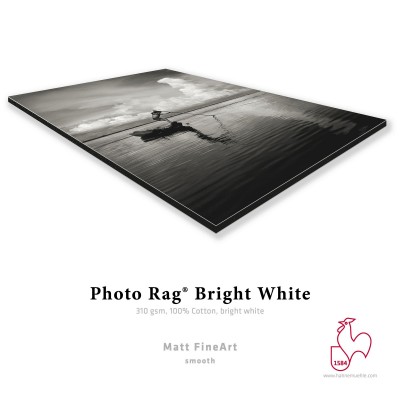 Hahnemühle Photo Rag Bright White contre-collé sur Dibond