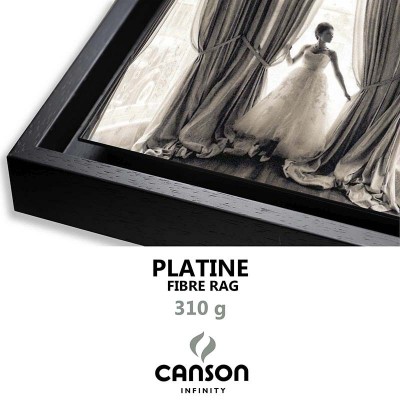 Détail Platine Fibre Rag 310g + Caisse américaine Noire