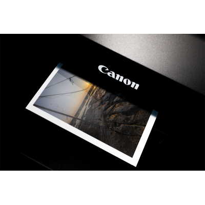 Tirage Canon Brillant 300g + Contre collage Dibond